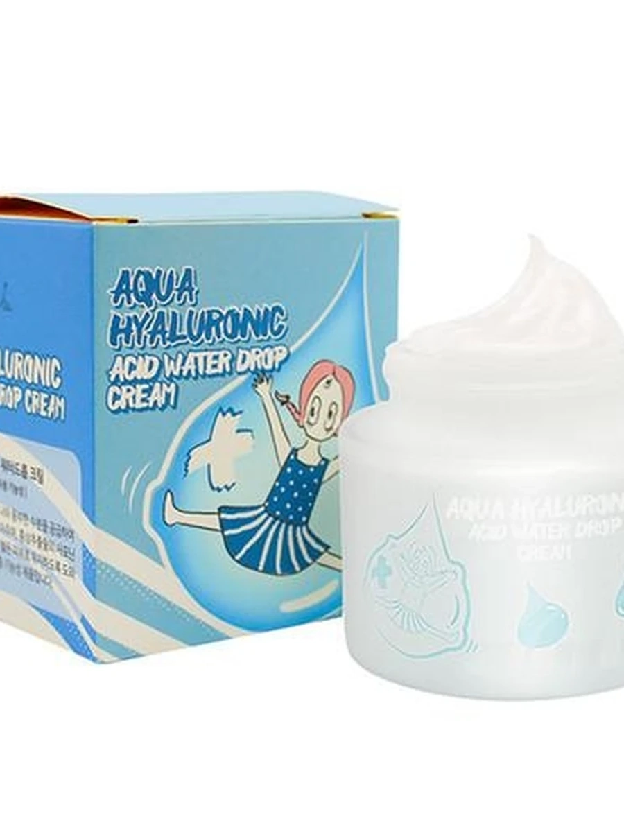 Elizavecca Aqua Hyaluronic Acid Water Drop Cream 50ml - Крем для глубокого увлажнения кожи лица с гиалуроновой кислотой