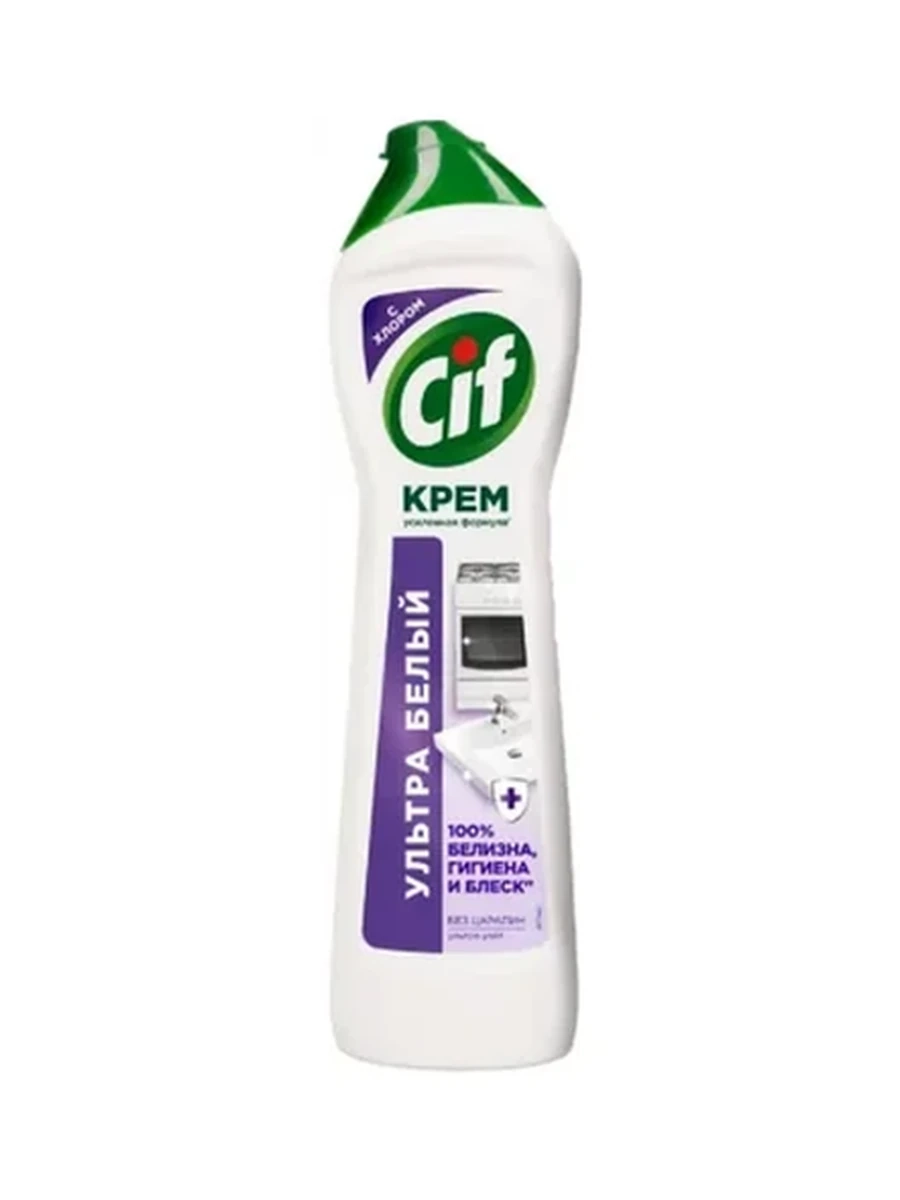 КРЕМ ЧИСТЯЩИЙ CIF УЛЬТРАБЕЛЫЙ 450МЛ