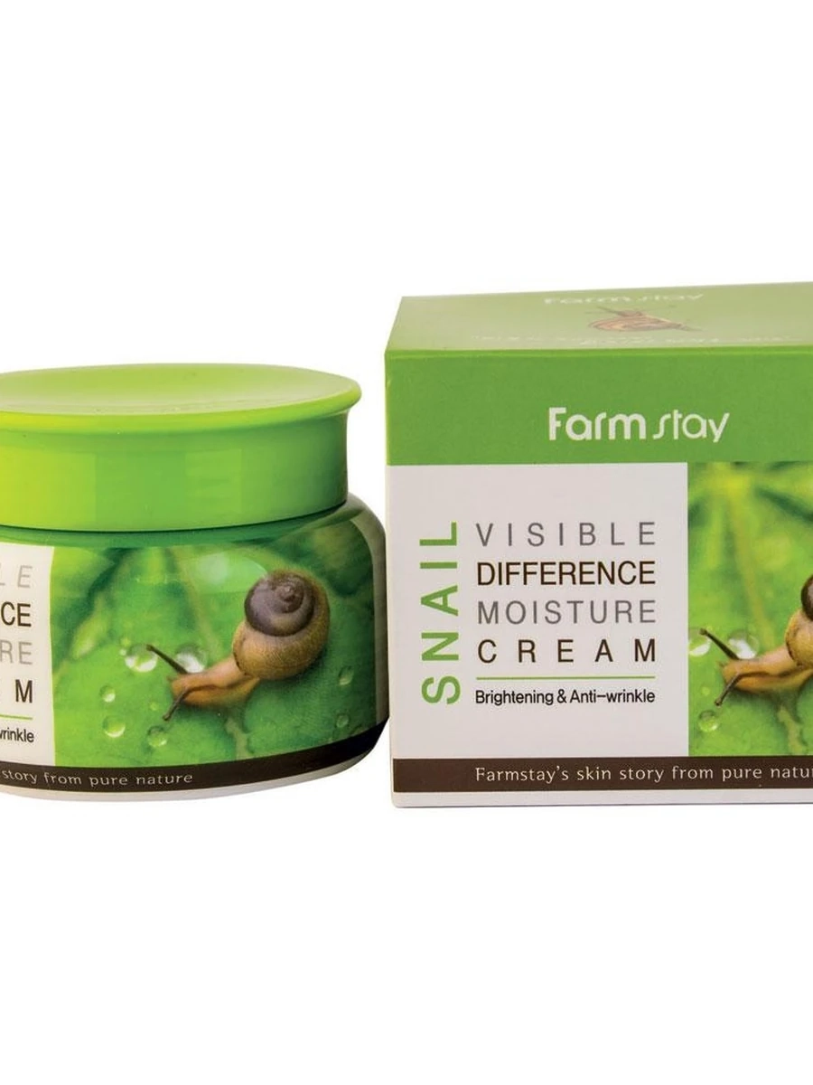 Крем для лица с муцином улитки Farm Stay