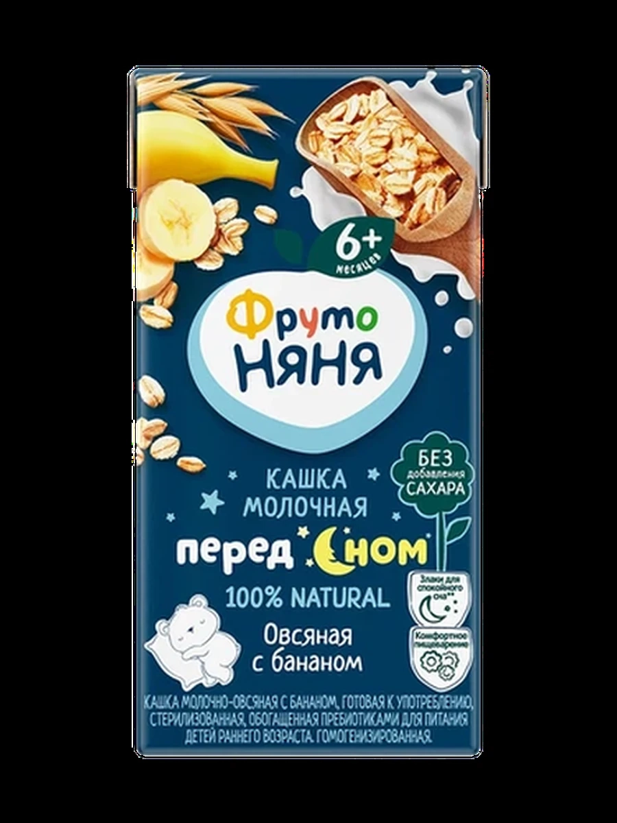 Фруто няня Готовая каша Овсяная с бананом 0.2 ml