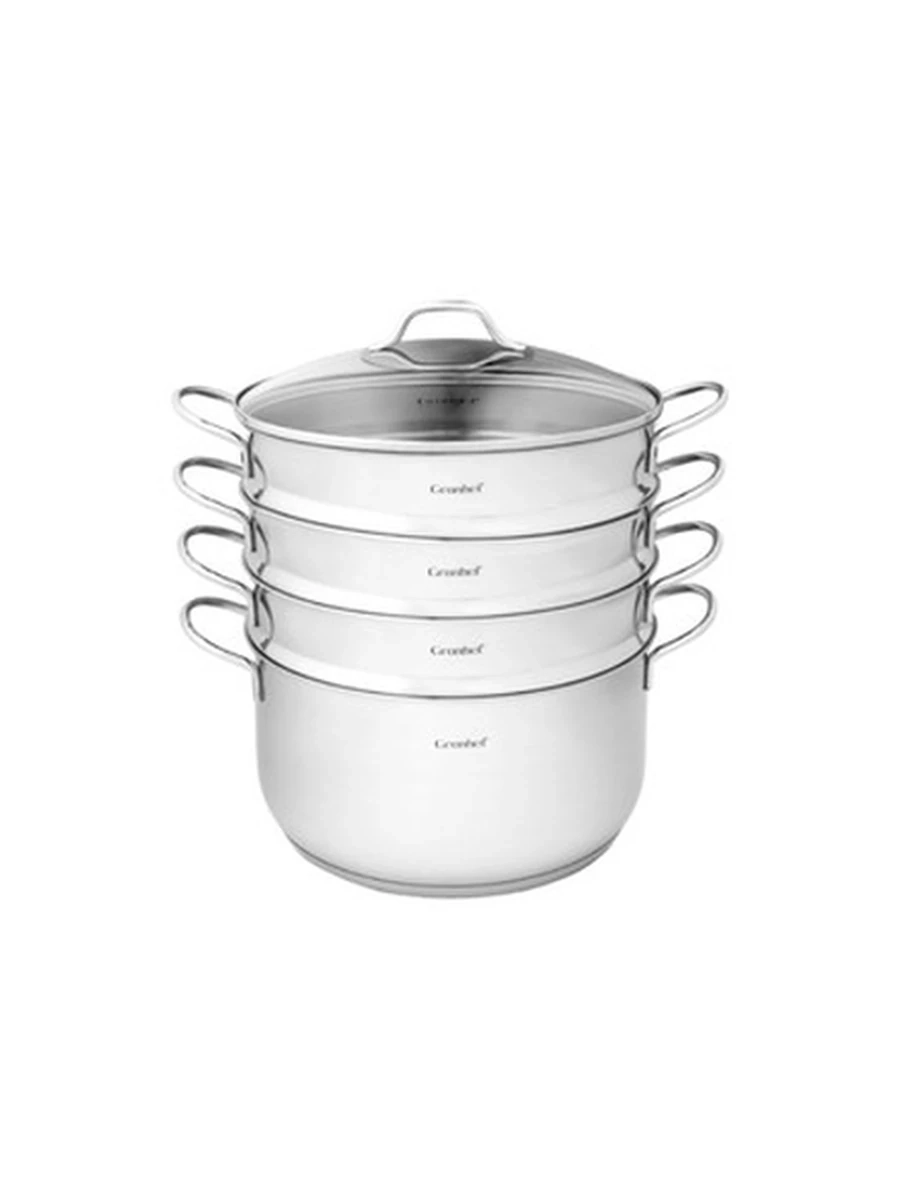 Пароварка трехъярусная Granhel Stainless steel 18/10