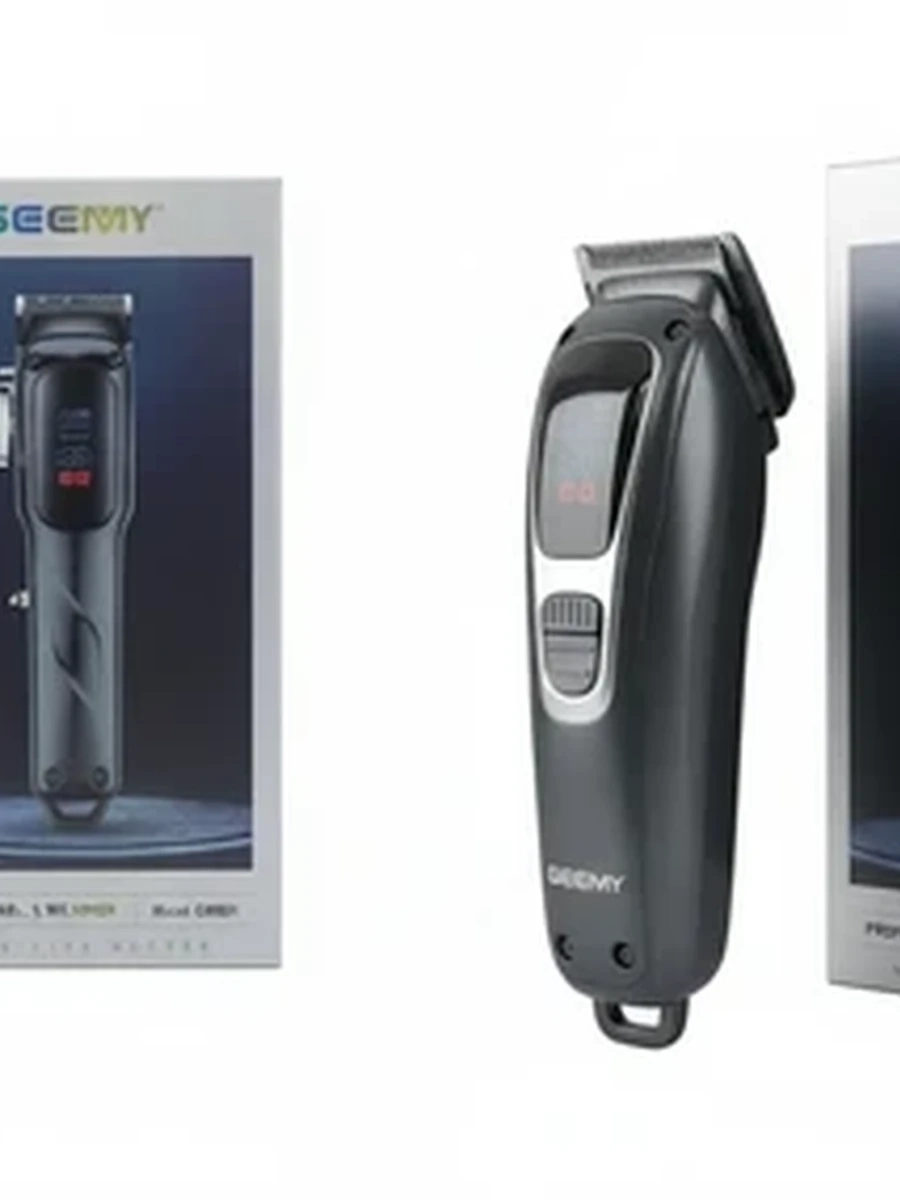 Профессиональная машинка для стрижки волос GEEMY GM-8051 с LED-дисплеем