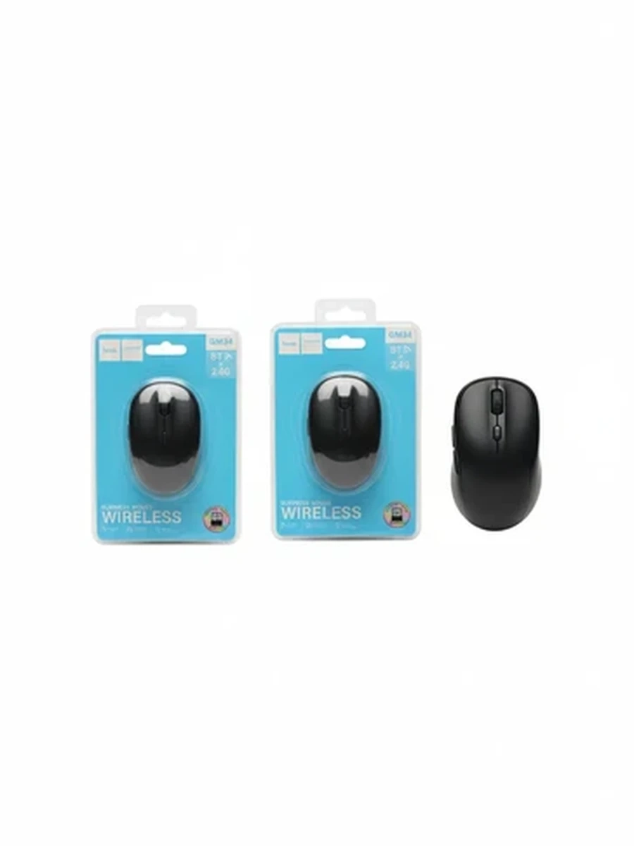 Беспроводная компьютерная мышь hoco GM34 с двойным режимом Bluetooth и 2.4G