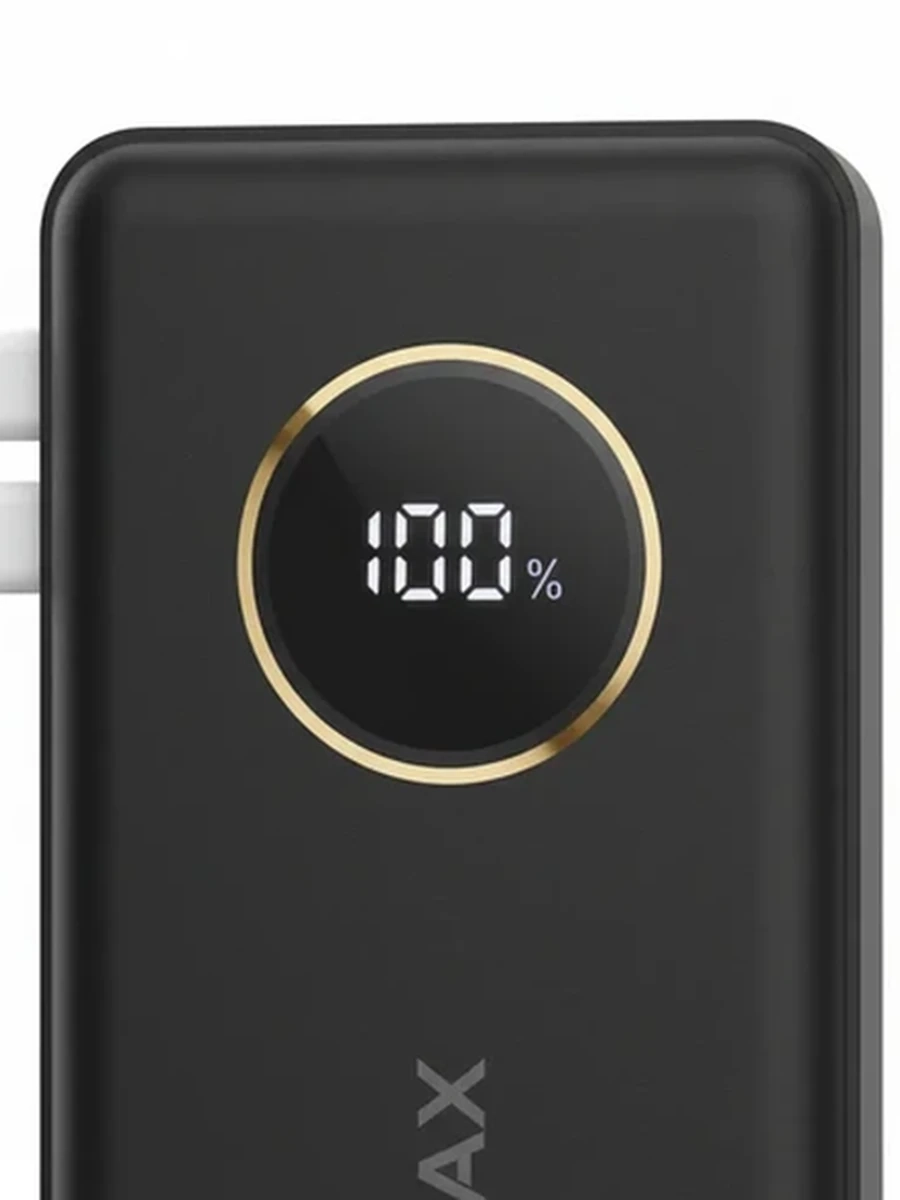 Внешний аккумулятор Power Bank GERLAX 20000 мАч с быстрой зарядкой и дисплеем