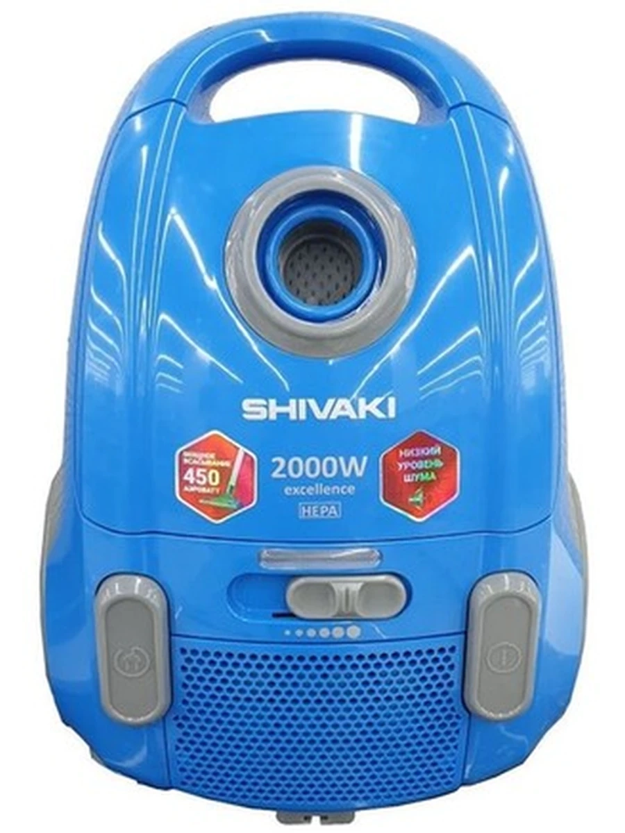 Пылесос SHIVAKI VCB0120 голубой