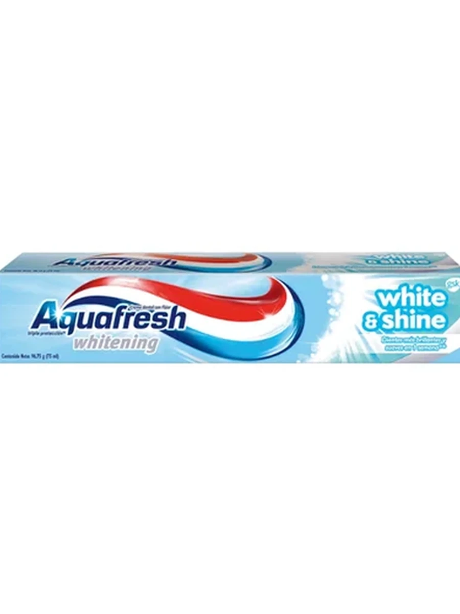 ПАСТА ЗУБНАЯ AQUAFRESH PLUS ЗАМЕТНЫЙ БЛЕСК 75МЛ