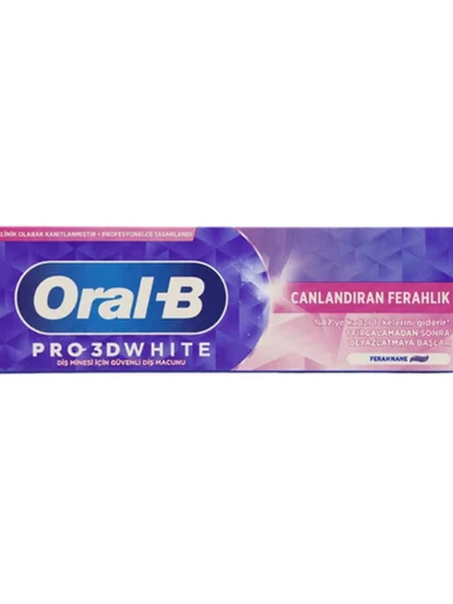 ПАСТА ЗУБНАЯ ORAL_B PRO-3D WHITE БОДРЯЩАЯ СВЕЖЕСТЬ 75МЛ