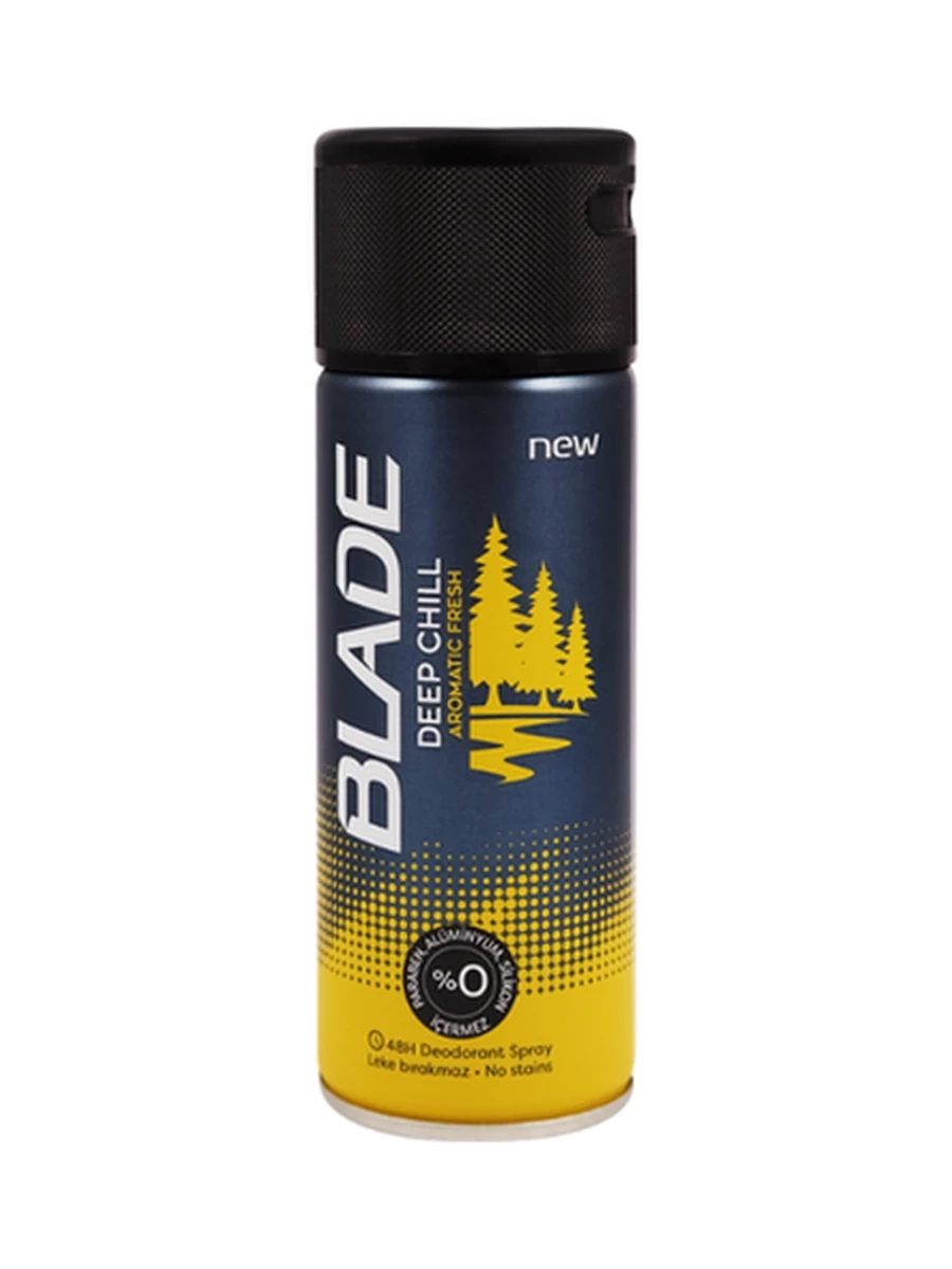 ДЕЗОДОРАНТ BLADE DEO DEEP CHILL СПРЕЙ МУЖСКОЙ 150МЛ
