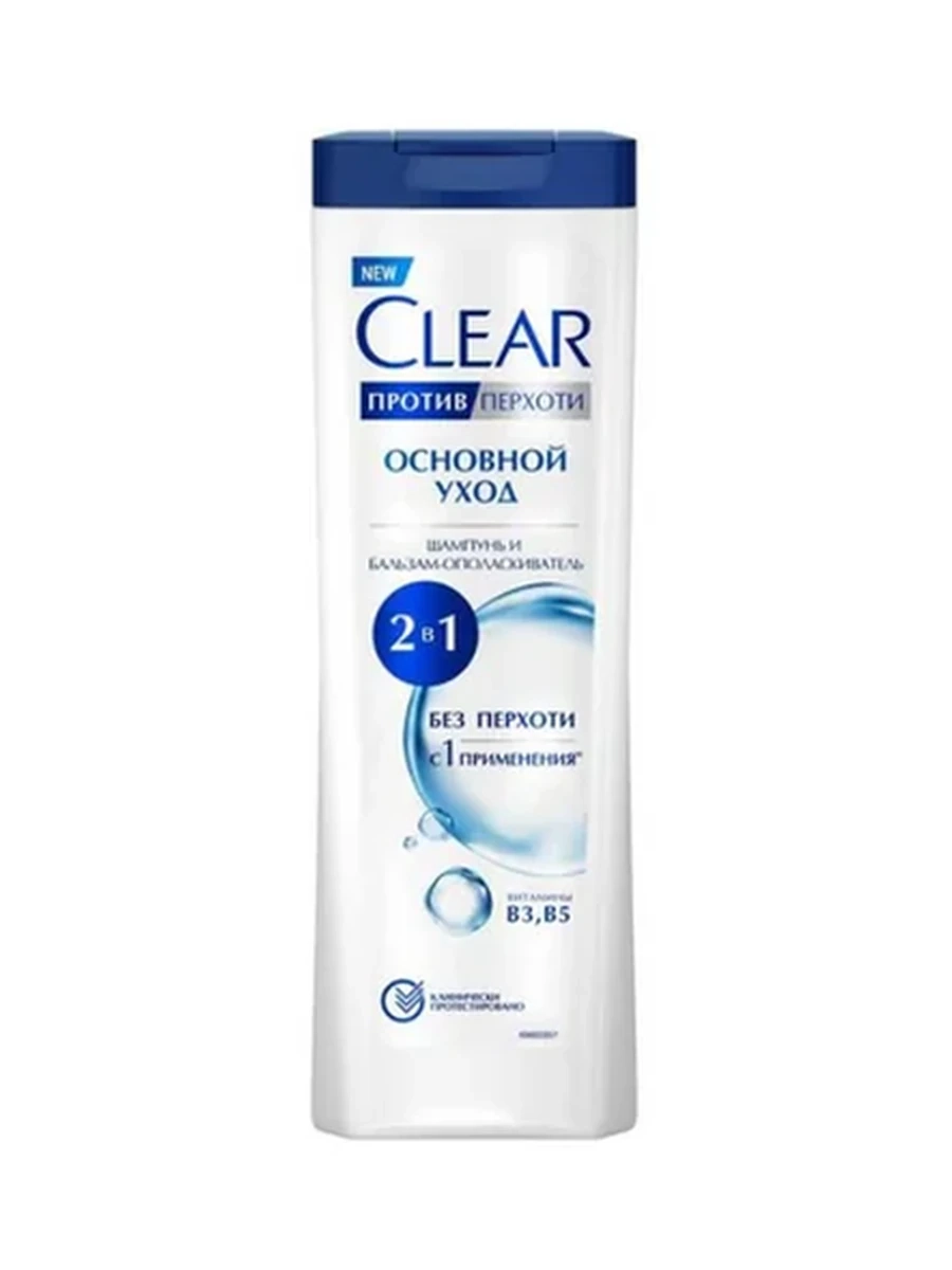 ШАМПУНЬ Д/ВОЛОС CLEAR ОСНОВНОЙ УХОД 380МЛ