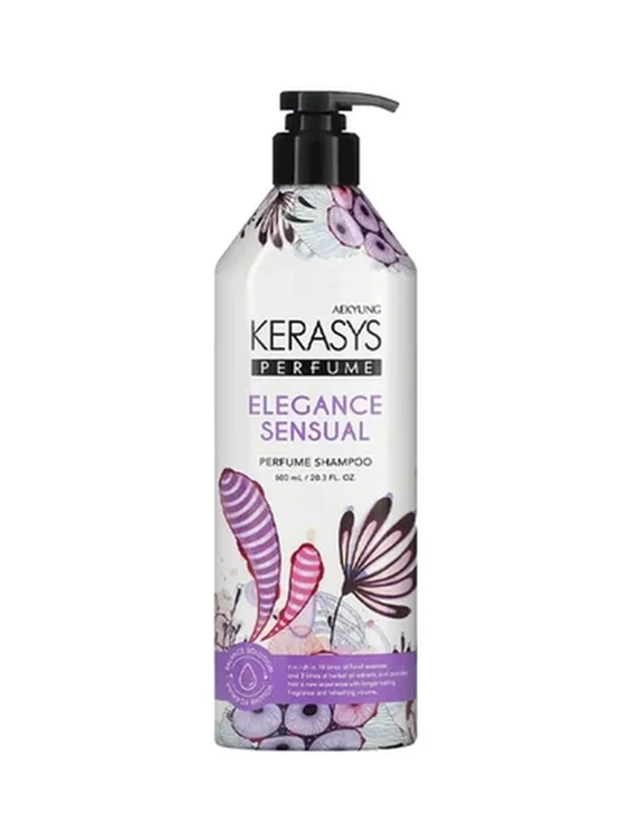 Шампунь Kerasys д/тонких волос Elegance 600мл