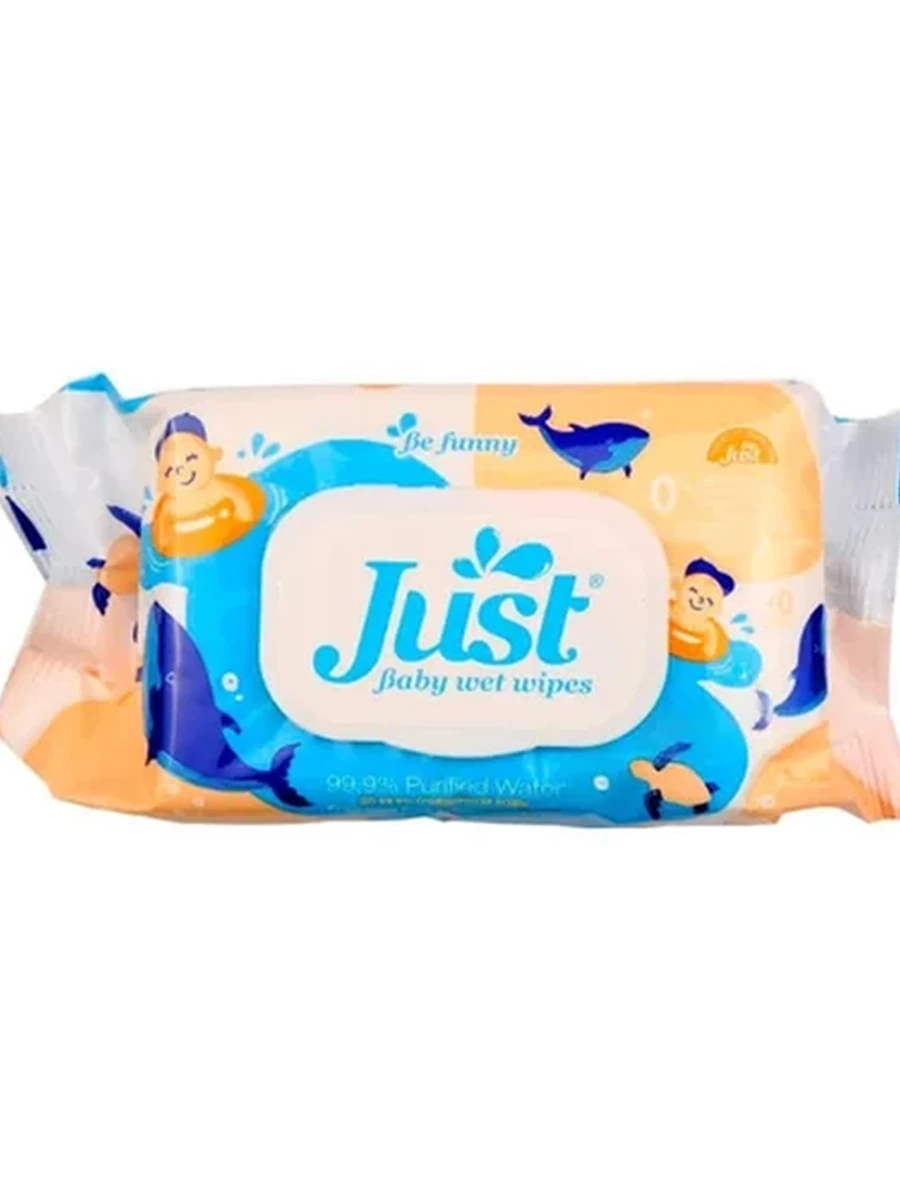 САЛФЕТКИ ВЛАЖНЫЕ ДЕТСКИЕ JUST 100ШТ