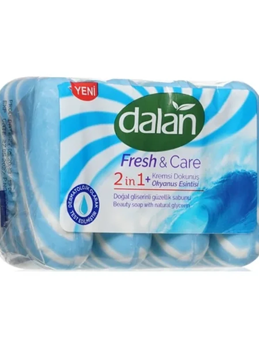 МЫЛО ТУАЛЕТНОЕ DALAN FRESH CARE ОКЕАНСКИЙ БРИЗ 4*90ГР