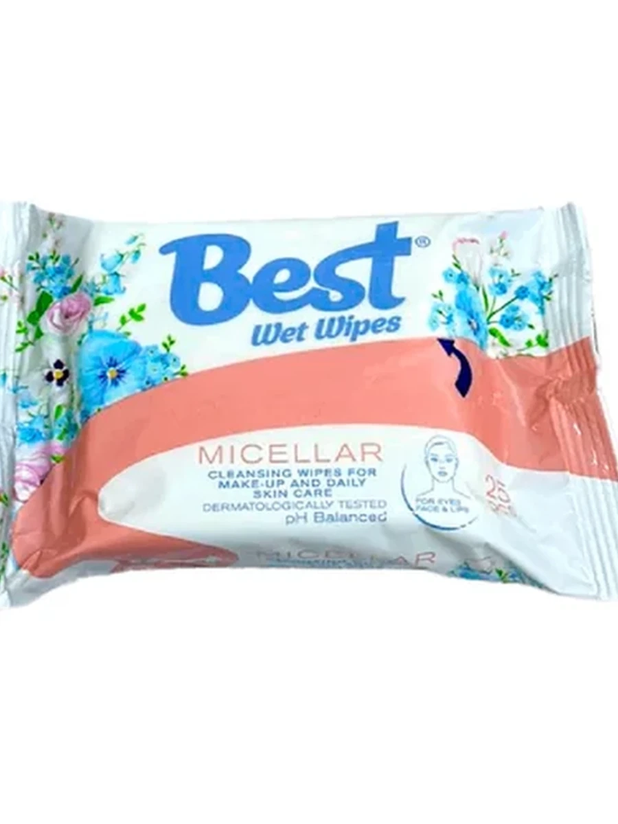 Салфетки Best Make up micellar 25шт