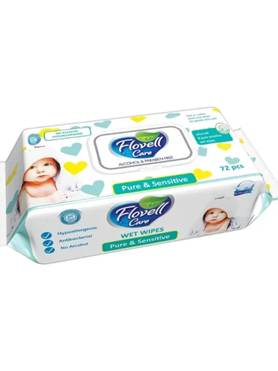 Салфетки Flovell классик 72шт