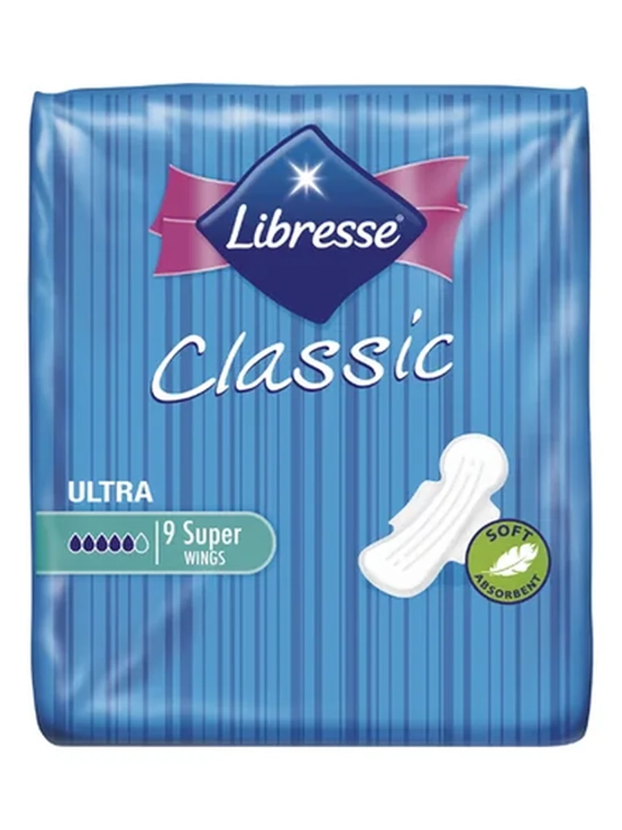 ПРОКЛАДКИ ГИГИЕН LIBRESSE ULTRA NORMAL CLIP 10ШТ