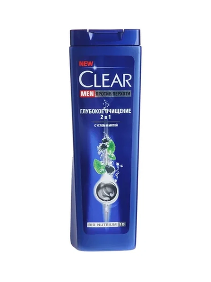 ШАМПУНЬ CLEAR MEN CLEAN XTREME ГЛУБОКОЕ ОЧИЩЕНИЕ С УГЛЕМ И МЯТОЙ 380МЛ
