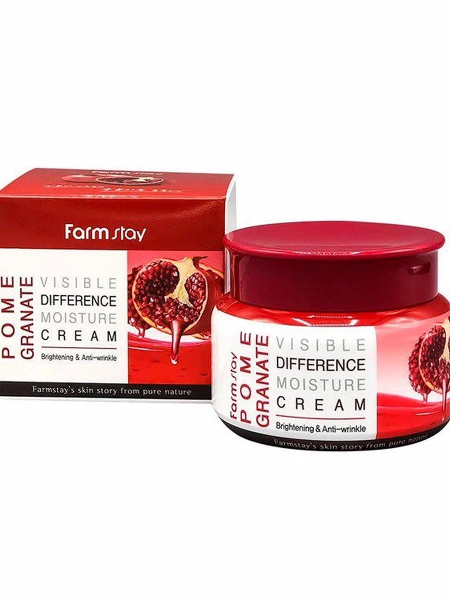 FARM STAY VISIBLE DIFFERENCE УВЛАЖНЯЮЩИЙ КРЕМ С ГРАНАТОМ (100 г)