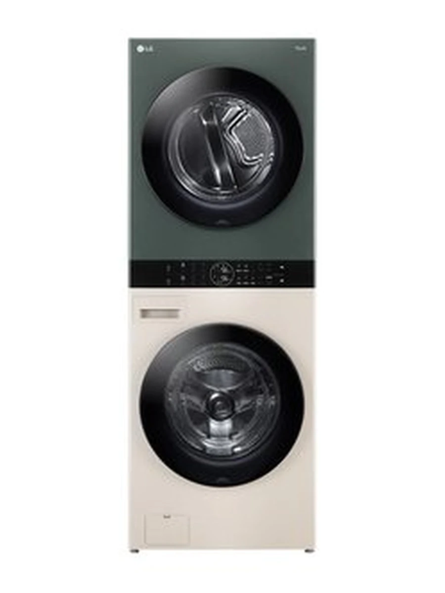 Стиральная машина + сушка LG Washtower 18 кг Objet W1S1CVKK2HM