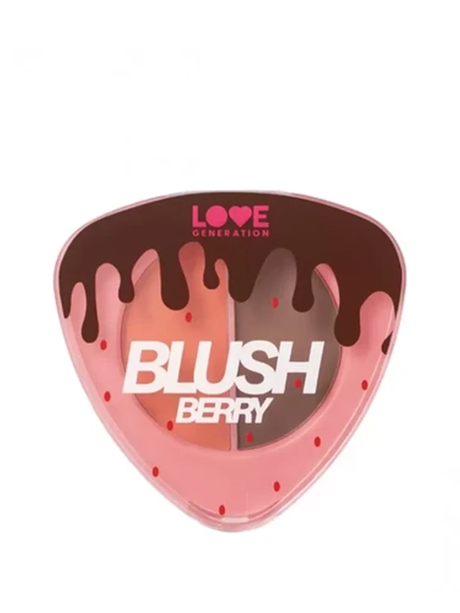 Палетка для контуринга лица Love Generation Blush Berry Contouring Face Palette 01