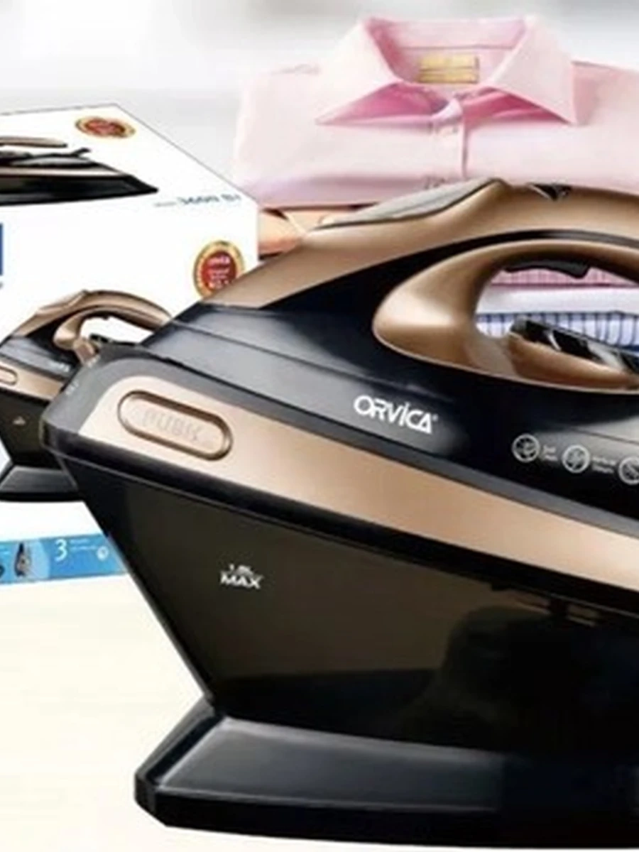 Утюг с парогенератором ORVICA 3600 Вт для глажки и вертикального отпаривания