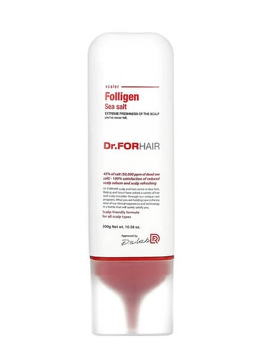 Оздоравливающий солевой скраб для кожи головы Dr.ForHair Sea  Salt scaler 300мл