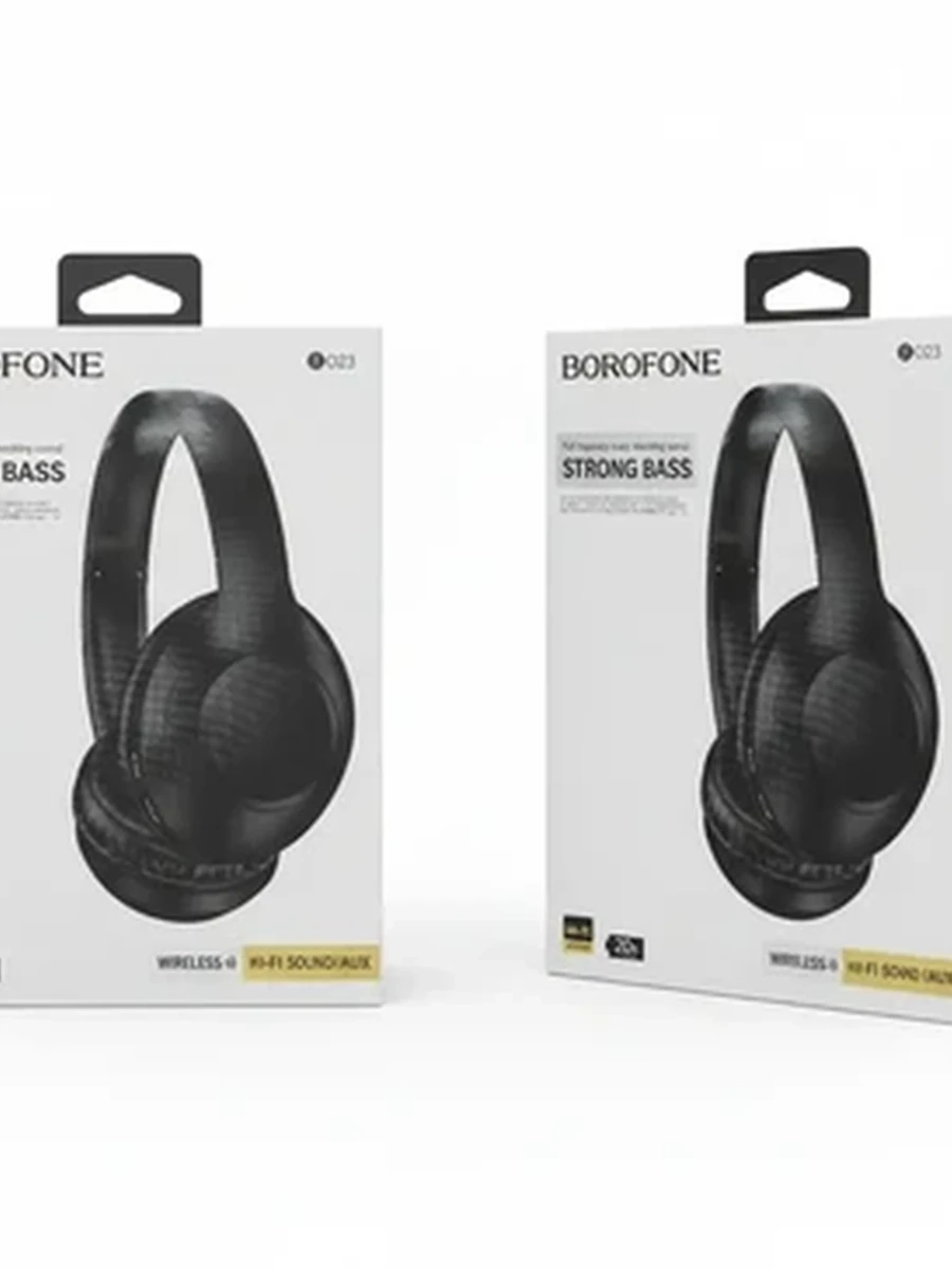 Беспроводные накладные наушники BOROFONE BO23 с микрофоном и Hi-Fi звуком