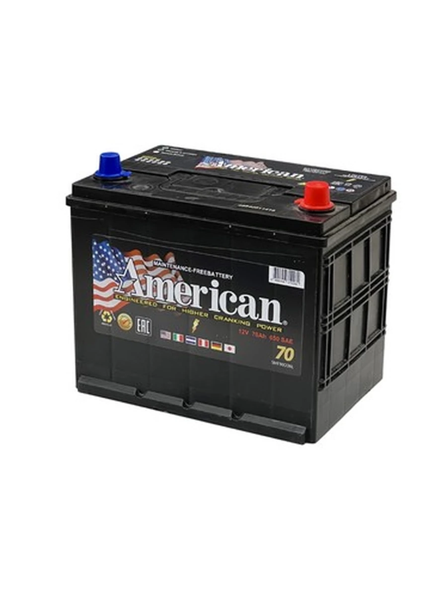 АКБ 70 Ah American (евро) L