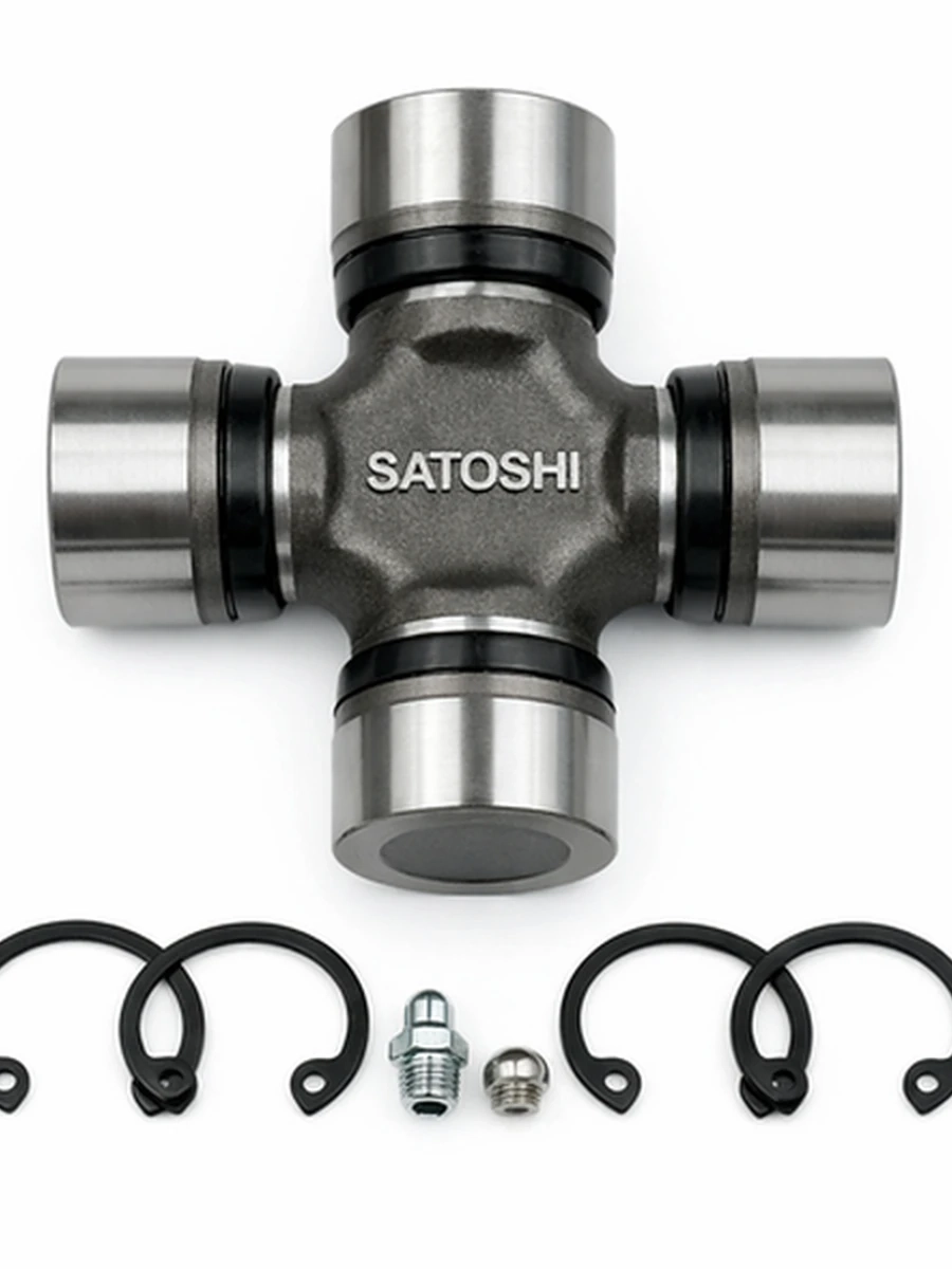 Крестовина карданного вала SATOSHI 93-06GUN-48 предназначена для автомобилей Nissan Terrano R20 (1993–2006 гг.).