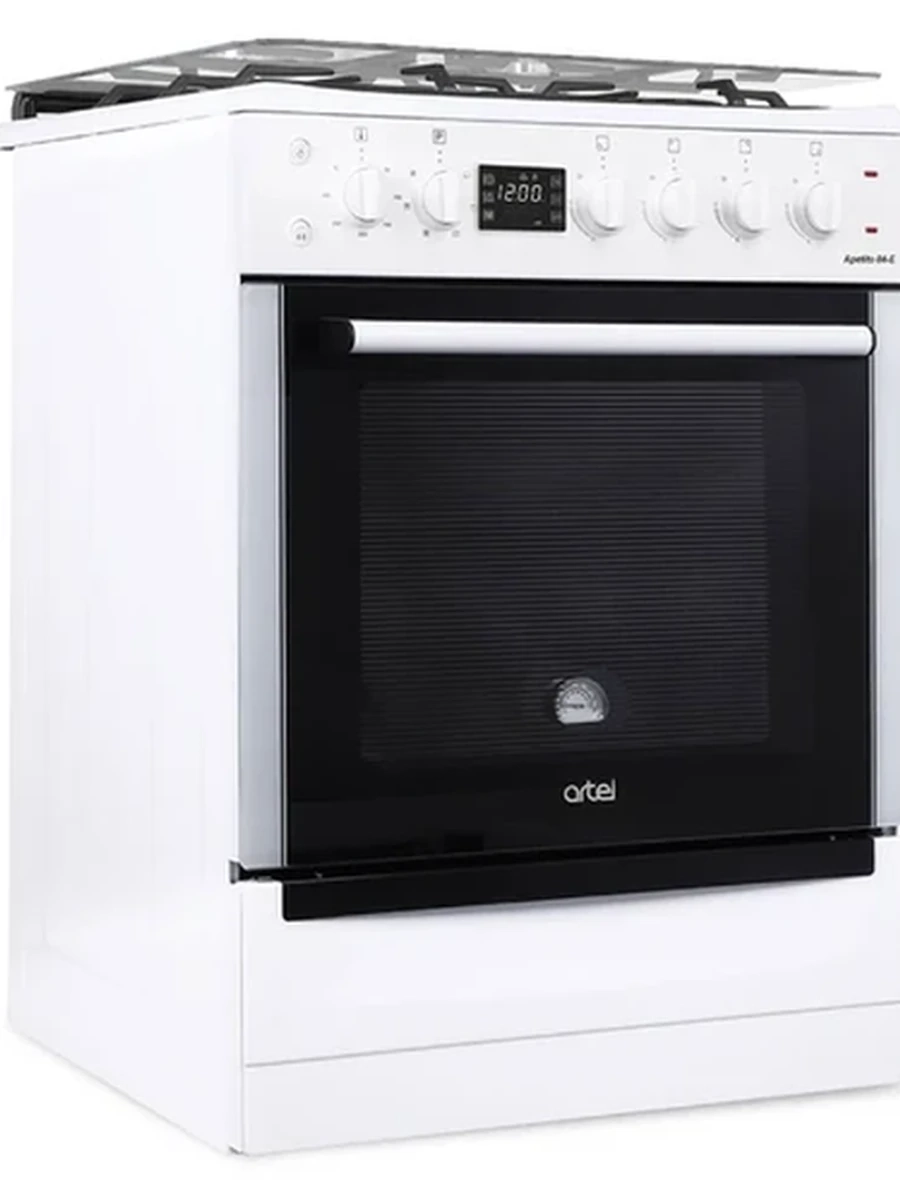 Плита Artel 4 газ Apetito 04-е Конвекция-Чугун белый