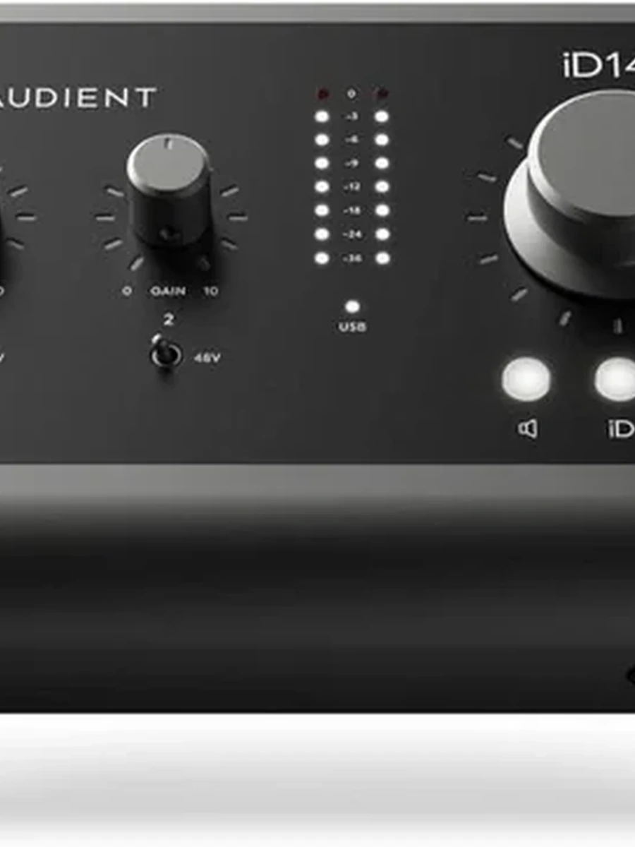Внешний аудиоинтерфейс Audient ID14 MKII [USB-C/10вх/4вых/24бит/96кГц/XLR-TRS/ADAT]
