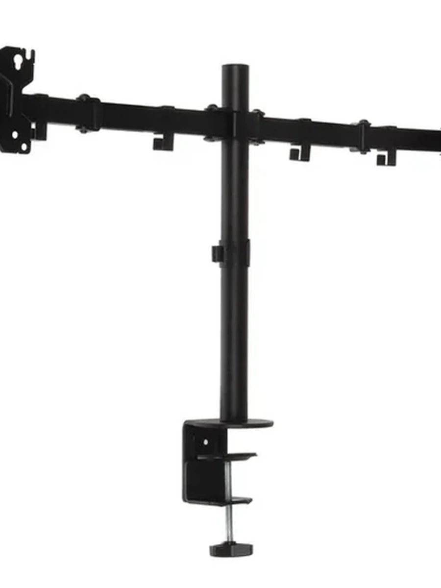 Кронштейн для мониторов ONKRON D221E [13"-32"; 2 монитора; 2*8 кг; без газлифта; Черный]