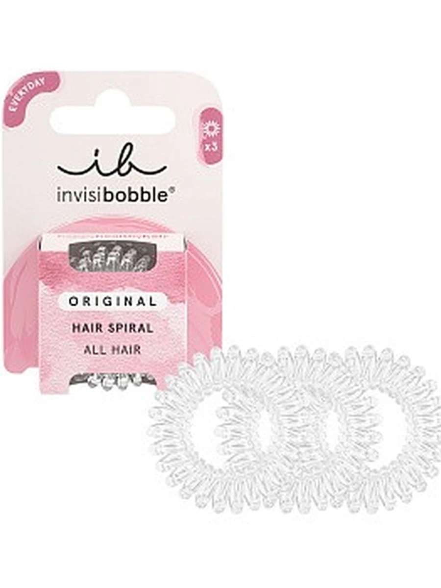 Invisibobble 3042 Резинка-браслет для волос  ORIGINAL Crystal Clear