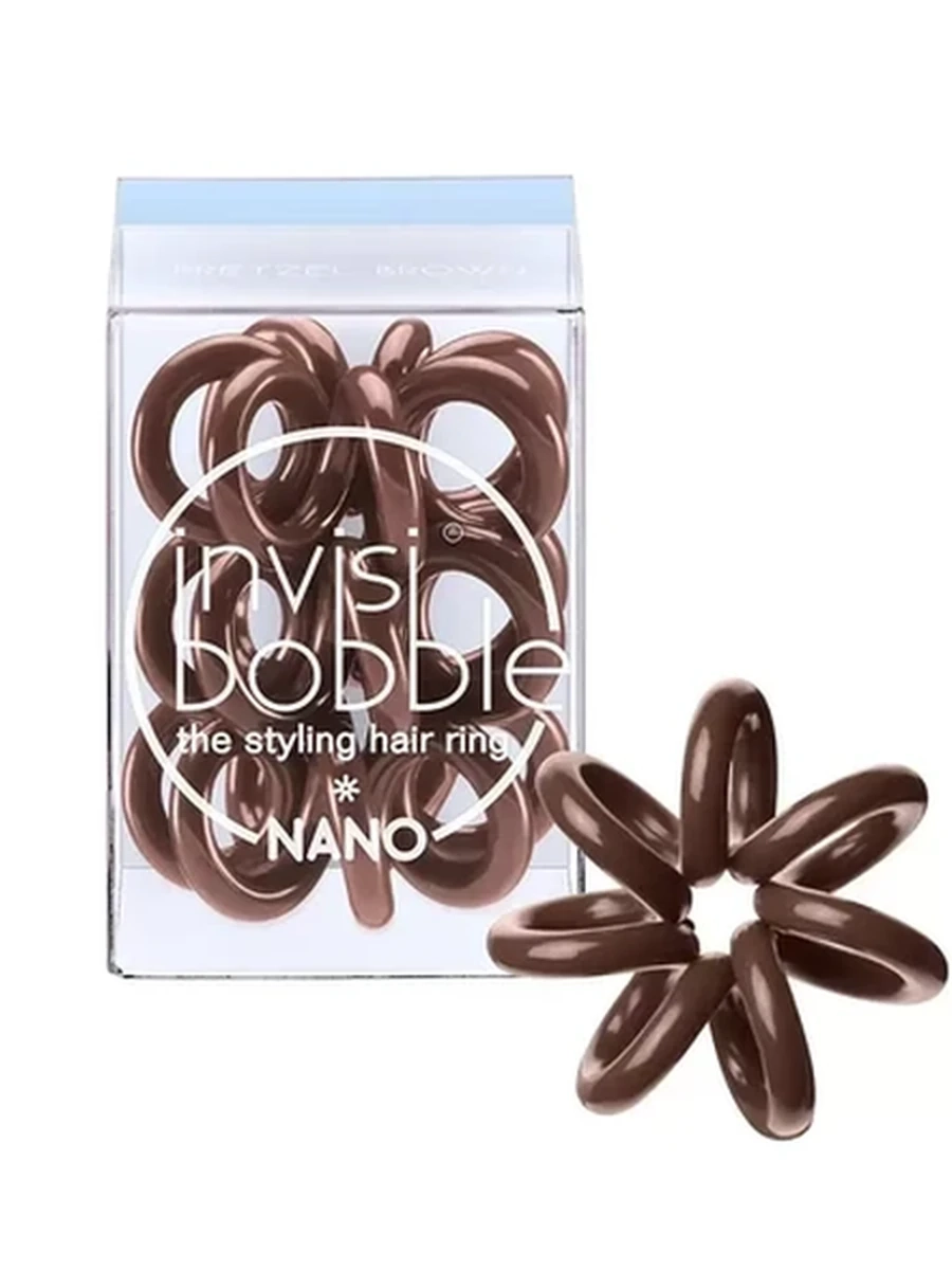 Invisibobble 3049 Резинка для волос  NANO Pretzel Brown