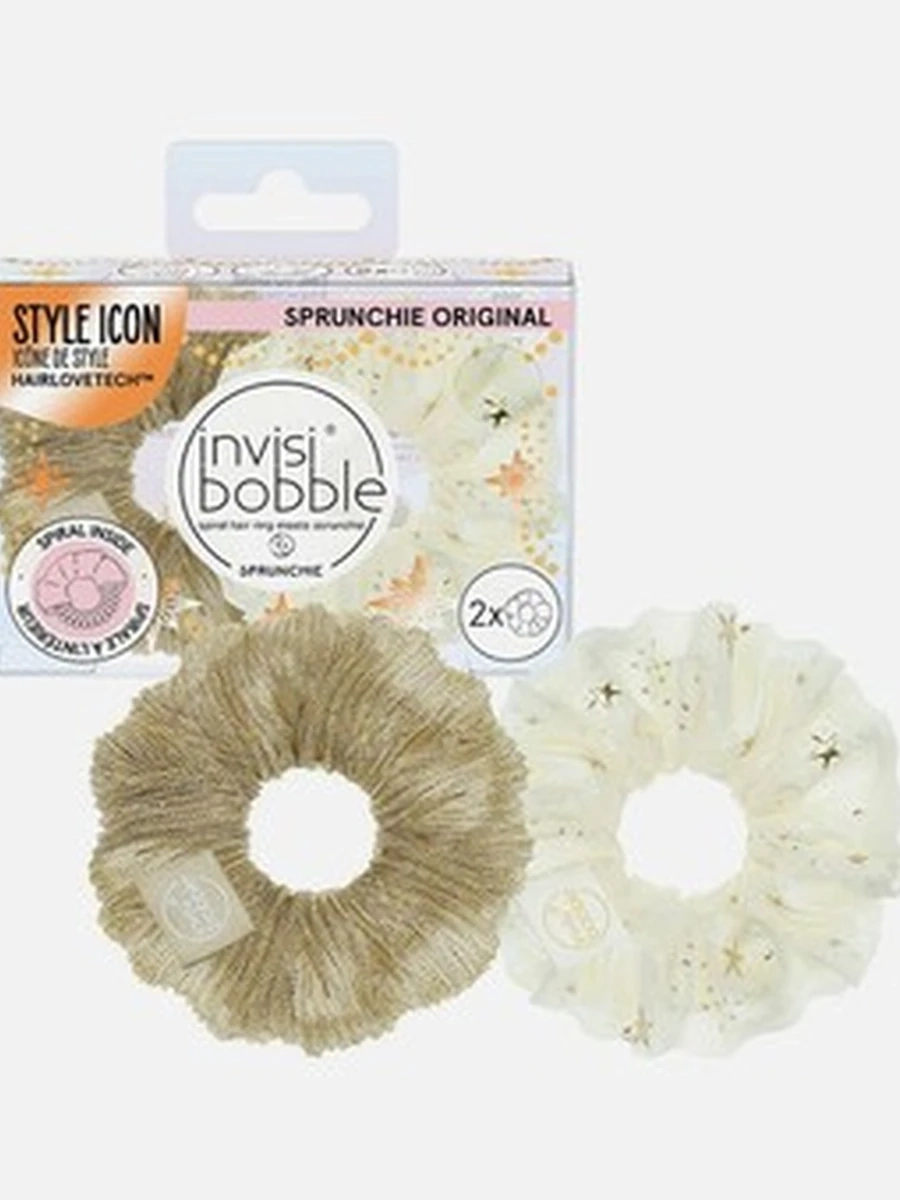 Invisibobble 3333 Набор резинок-браслетов для волос SPRUNCHIE DUO Bring on the Night