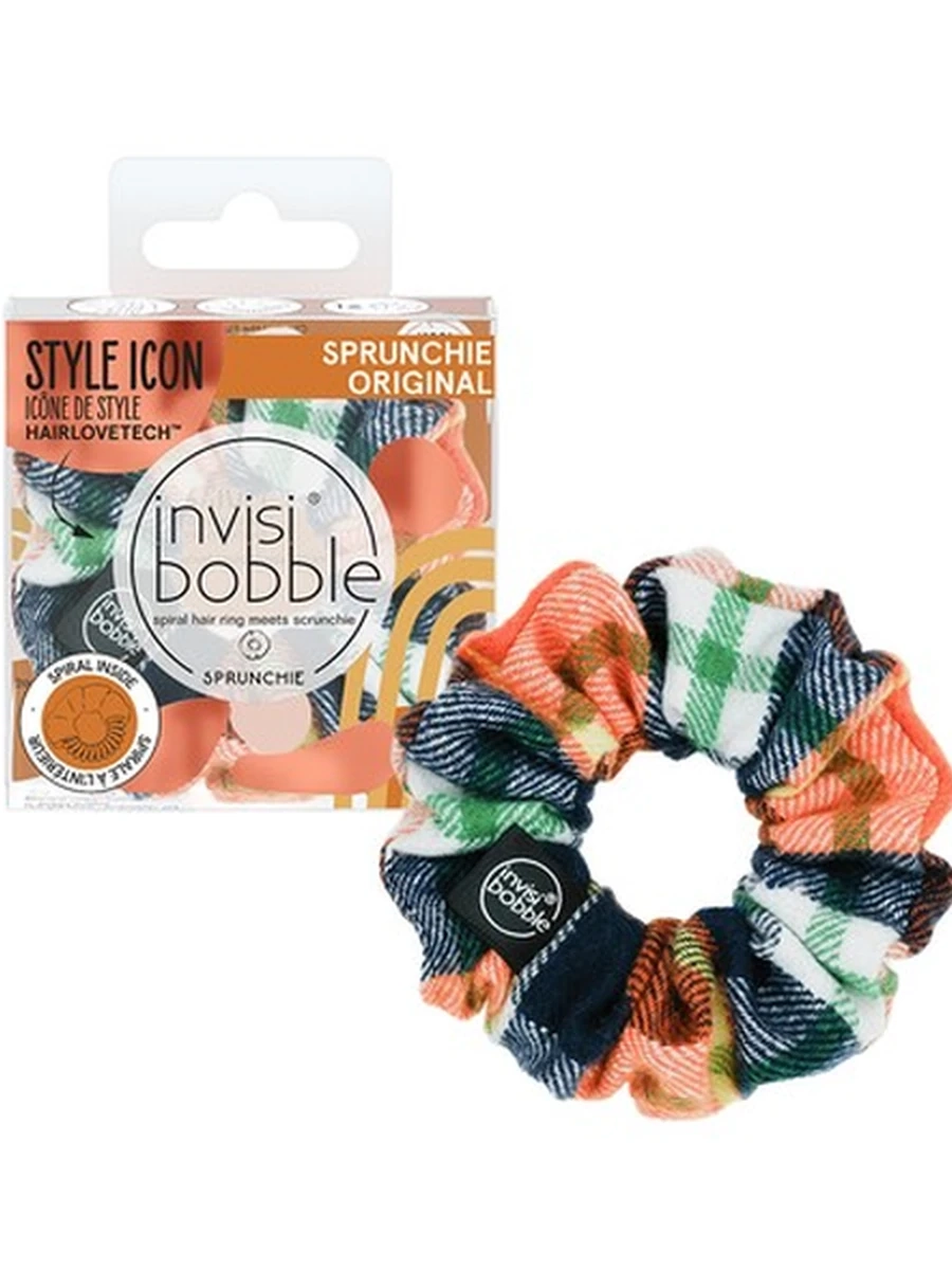 Invisibobble 3330 Резинка-браслет для волос  SPRUNCHIE Channel the Flannel