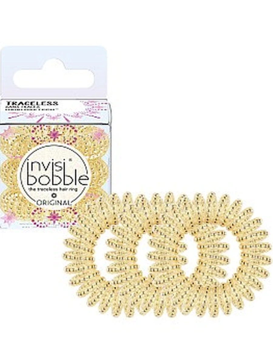 Invisibobble 3355 Резинка-браслет для волос   ORIGINAL Gold Rush