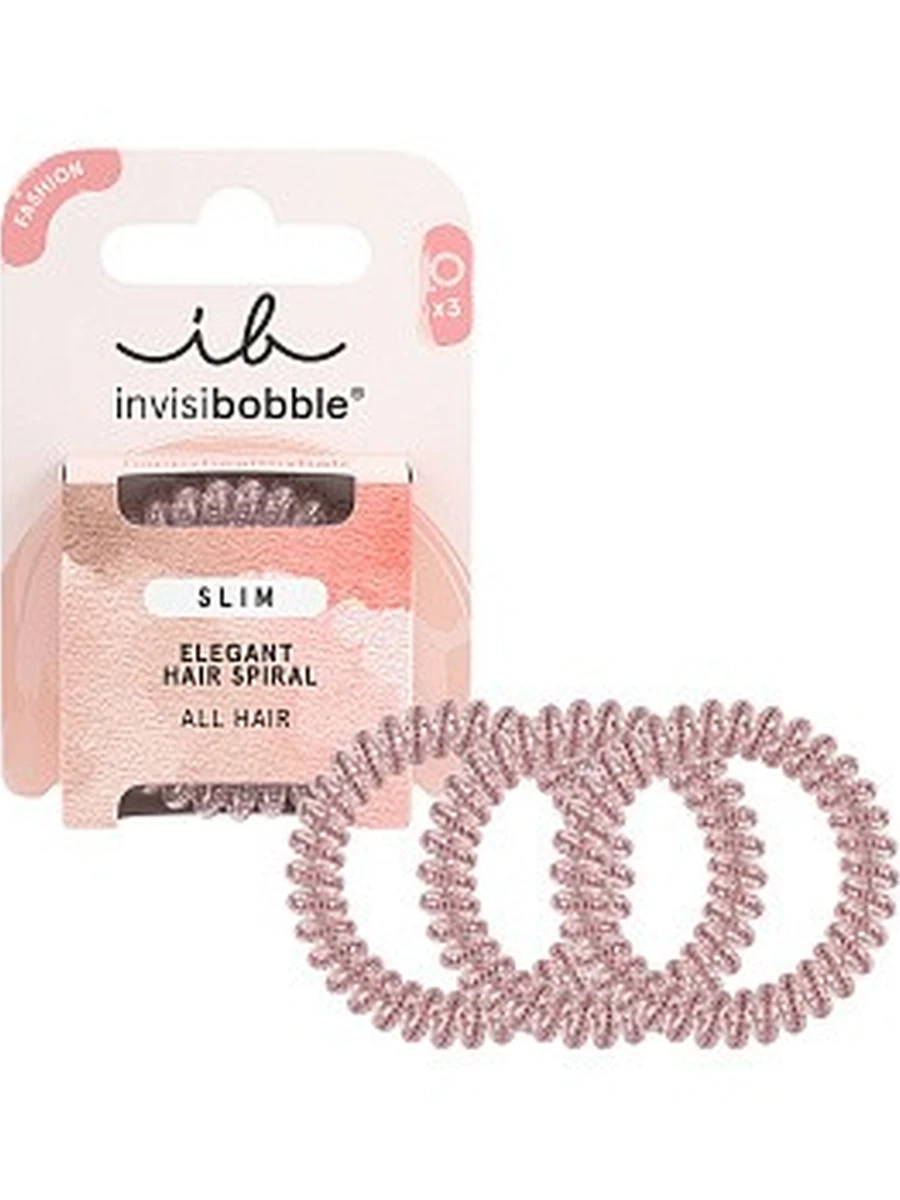 Invisibobble 3306CRD Резинка-браслет для волос SLIM  Pink Monocle (в картоне)