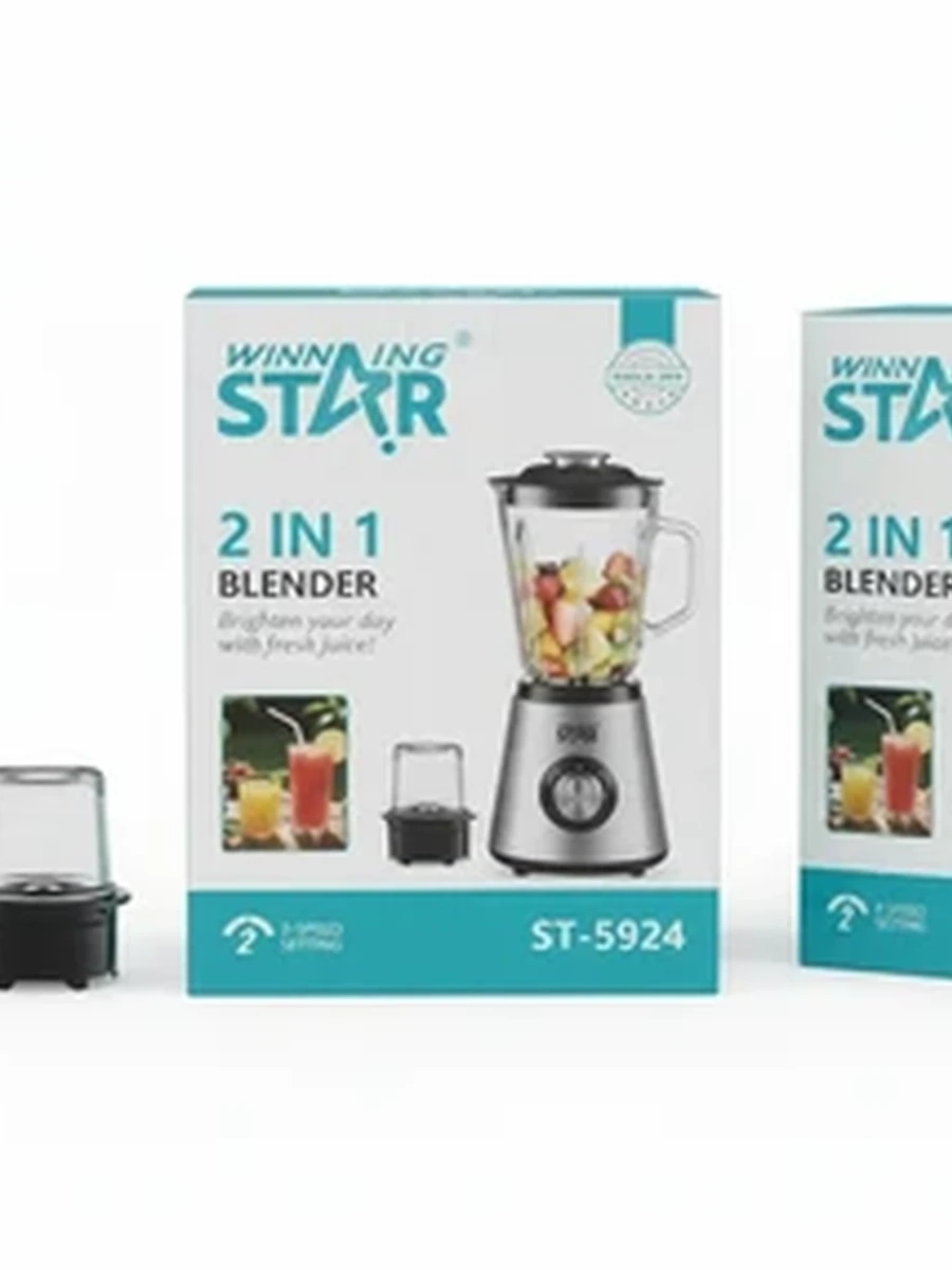 Стационарный блендер Winning Star ST-5924 2 в 1 для коктейлей и смузи