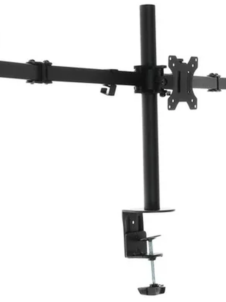 Кронштейн для LCD/LED-мониторов DEXP MM27-C13 [13"-27"; Накл. 45°; Пов. 90°; Вращ.180°; До 7 кг; 443 мм от стола, макс 100x100, струбцина]
