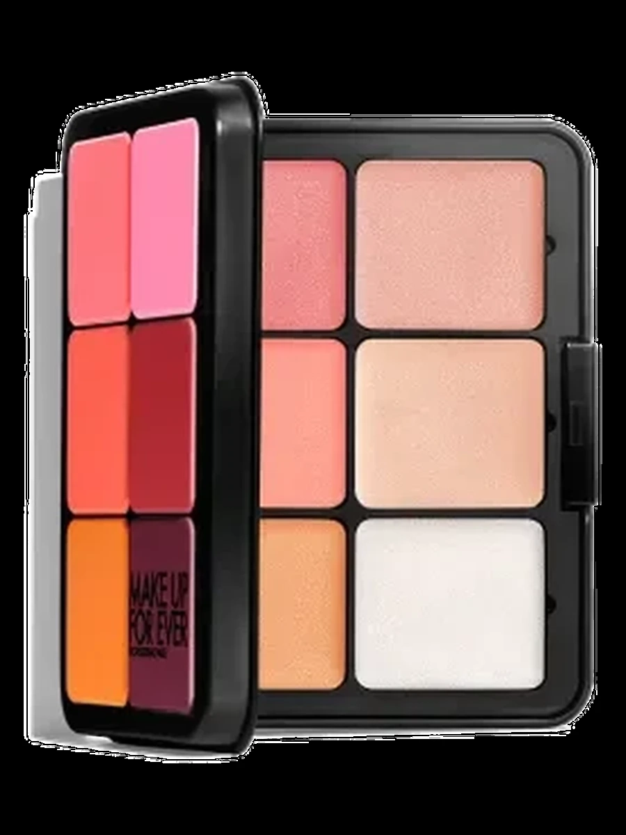 Палитра румян и хайлайтеров HD SKIN Blush & Glow Palette Make Up For Ever