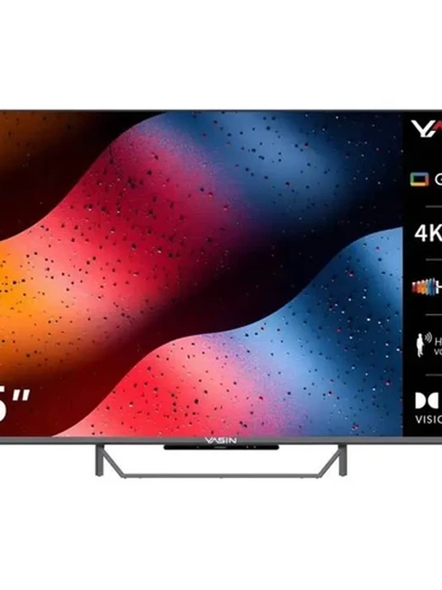Телевизор Yasin 65Q90 — 65", QLED, 4K UHD, Smart TV (Google TV)