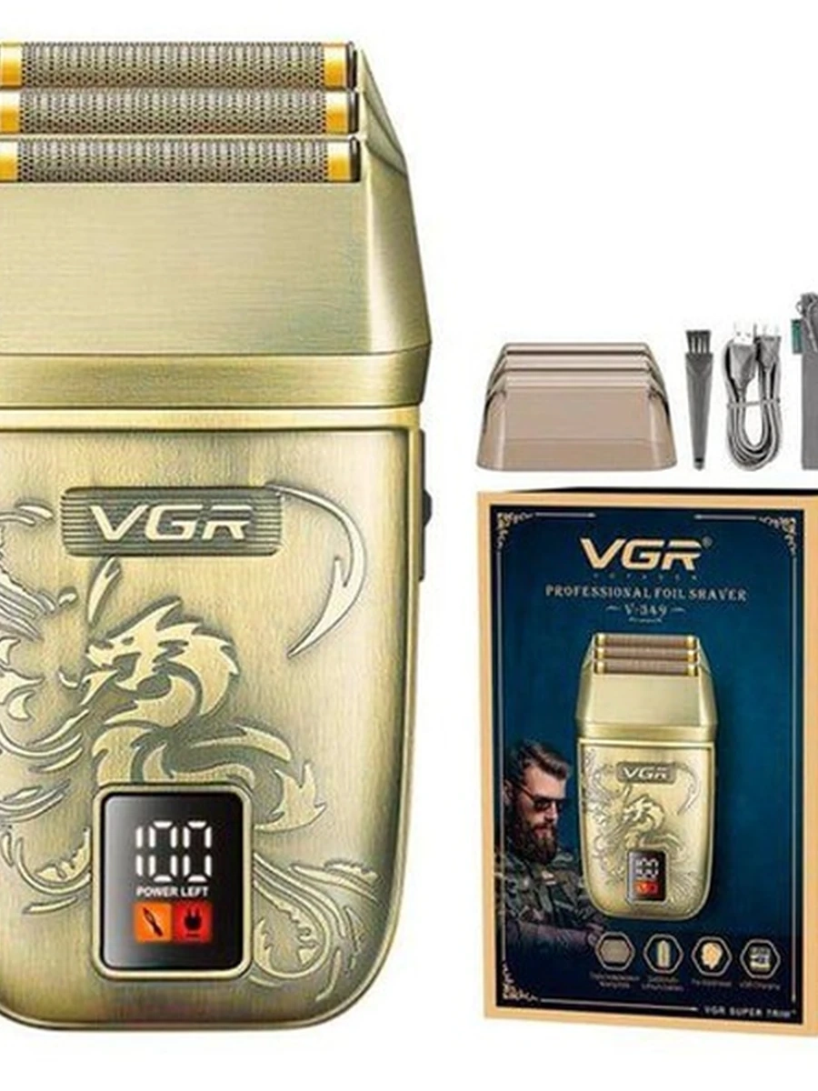 Профессиональный Шейвер VGR для Чистого Бритья