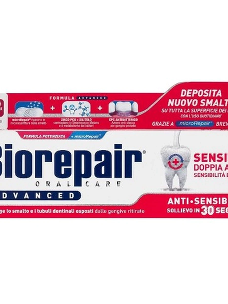Зубная паста для чувствительных зубов Biorepair Advanced Sensitive