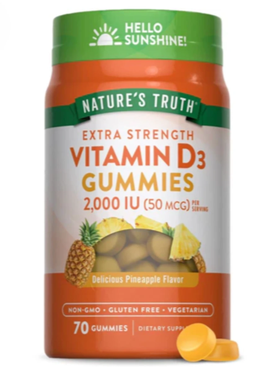 Витамин D3 Nature's Truth 70 мармеладок
