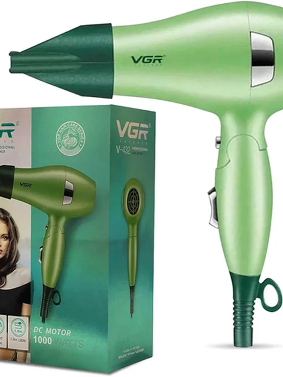 Компактный профессиональный фен VGR V-432