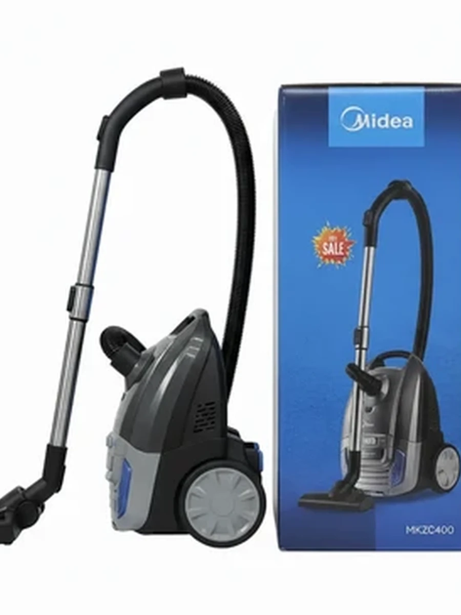 Пылесос Midea C-FORCE MKZC400 для сухой уборки с мешком, 1800 Вт