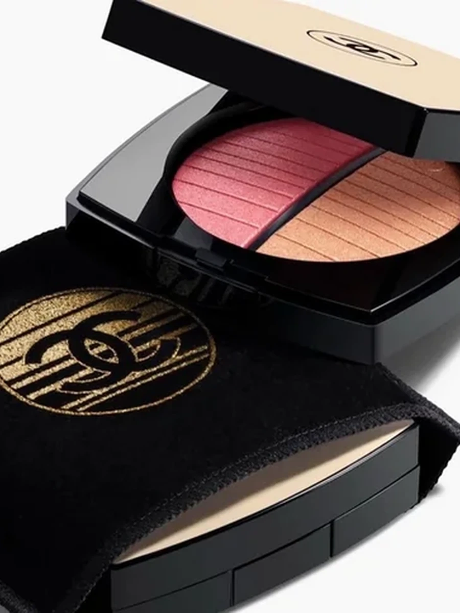 Chanel Пудра LES BEIGES Healthy Golden Glow Powder Duo ECLAT DU SOIR 6,4г