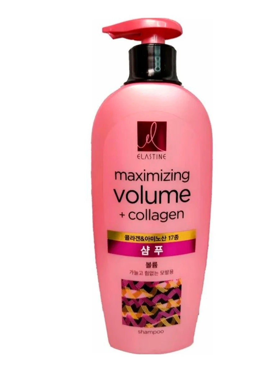 LG Elastine Maximizing Volume + Collagen Шампунь для придания объема волосам 680 мл