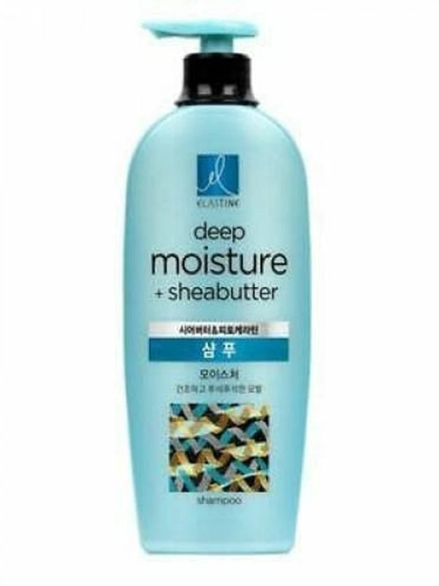 Elastine Deep Moisture + Sheabutter Shampoo 400ml - Шампунь для интенсивного увлажнения волос 400мл