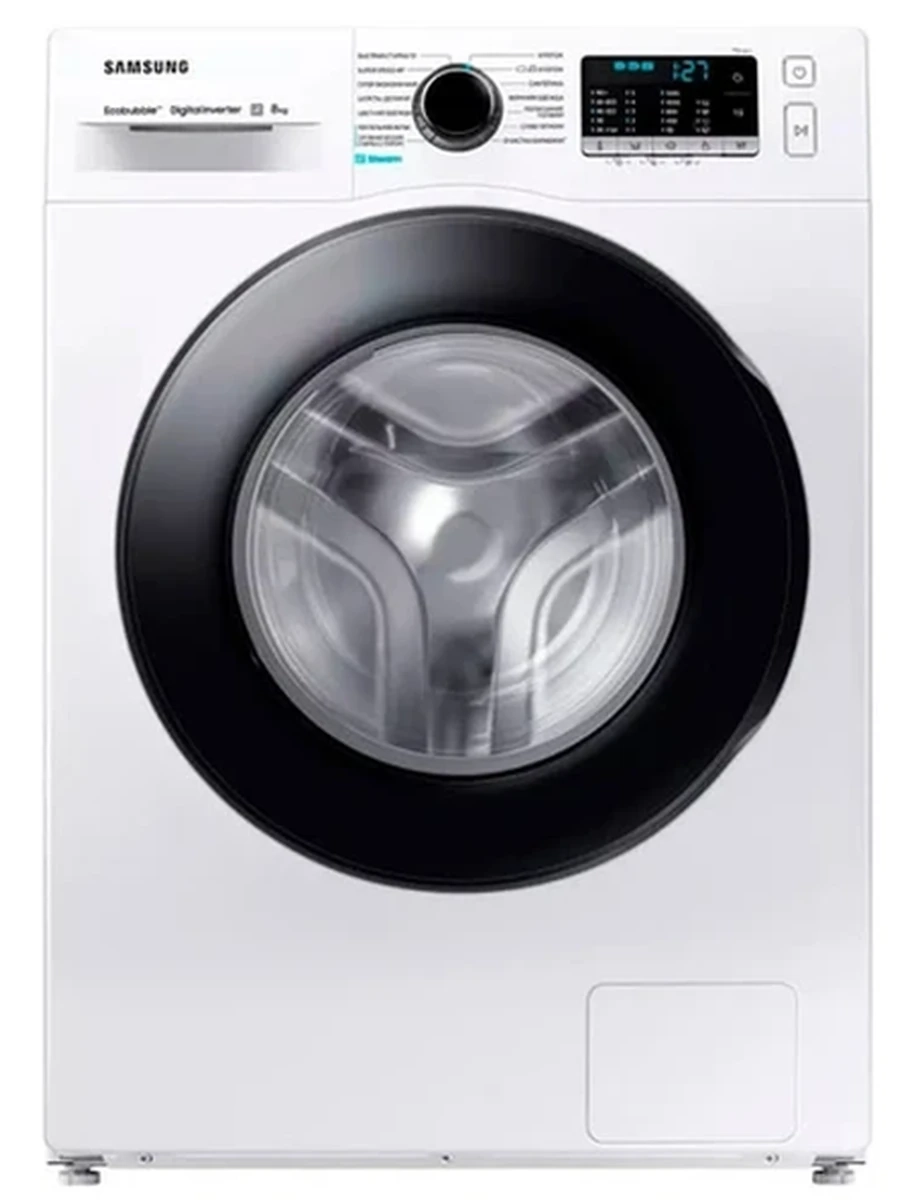 Стиральная машина Samsung WW80AGAS26AELD 8кг White